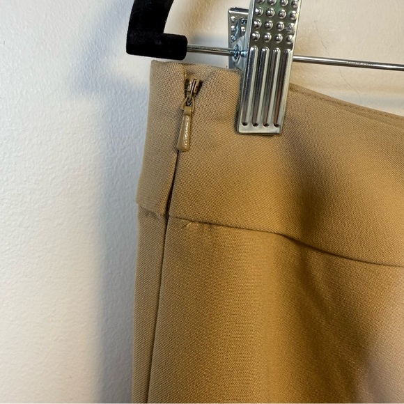 Talbots Classic Side Zip Khaki Straight Leg Pants Size 12 NWT - Picture 3 of 8